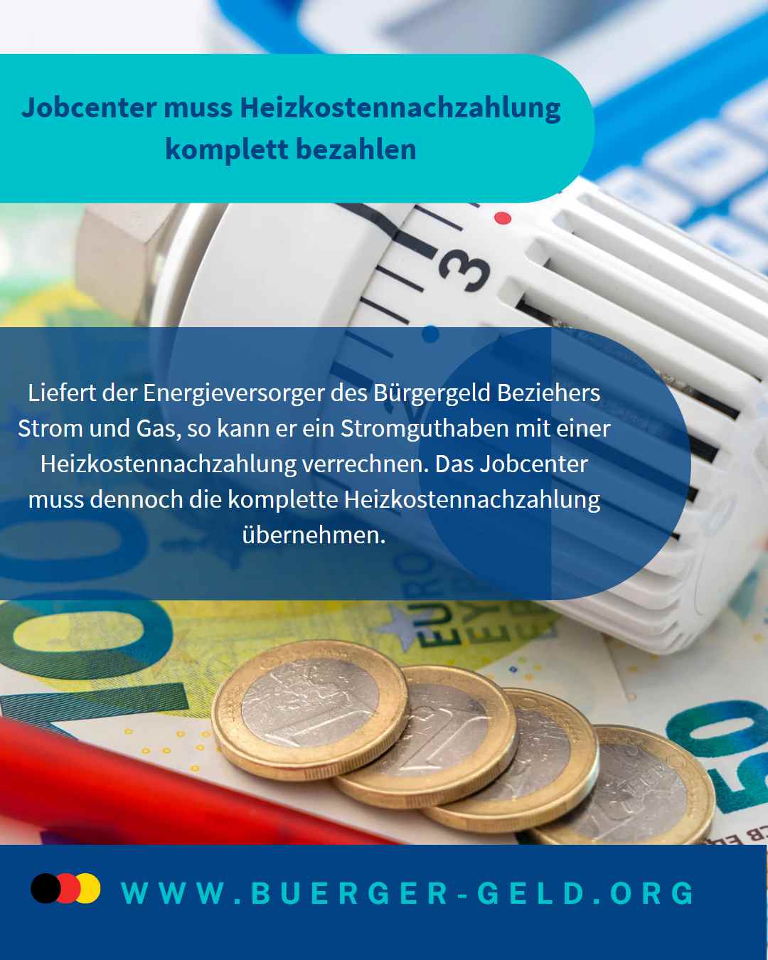 buergergeld-heizkostennachzahlung-insta Bürgergeld: Jobcenter muss Heizkostennachzahlung komplett bezahlen