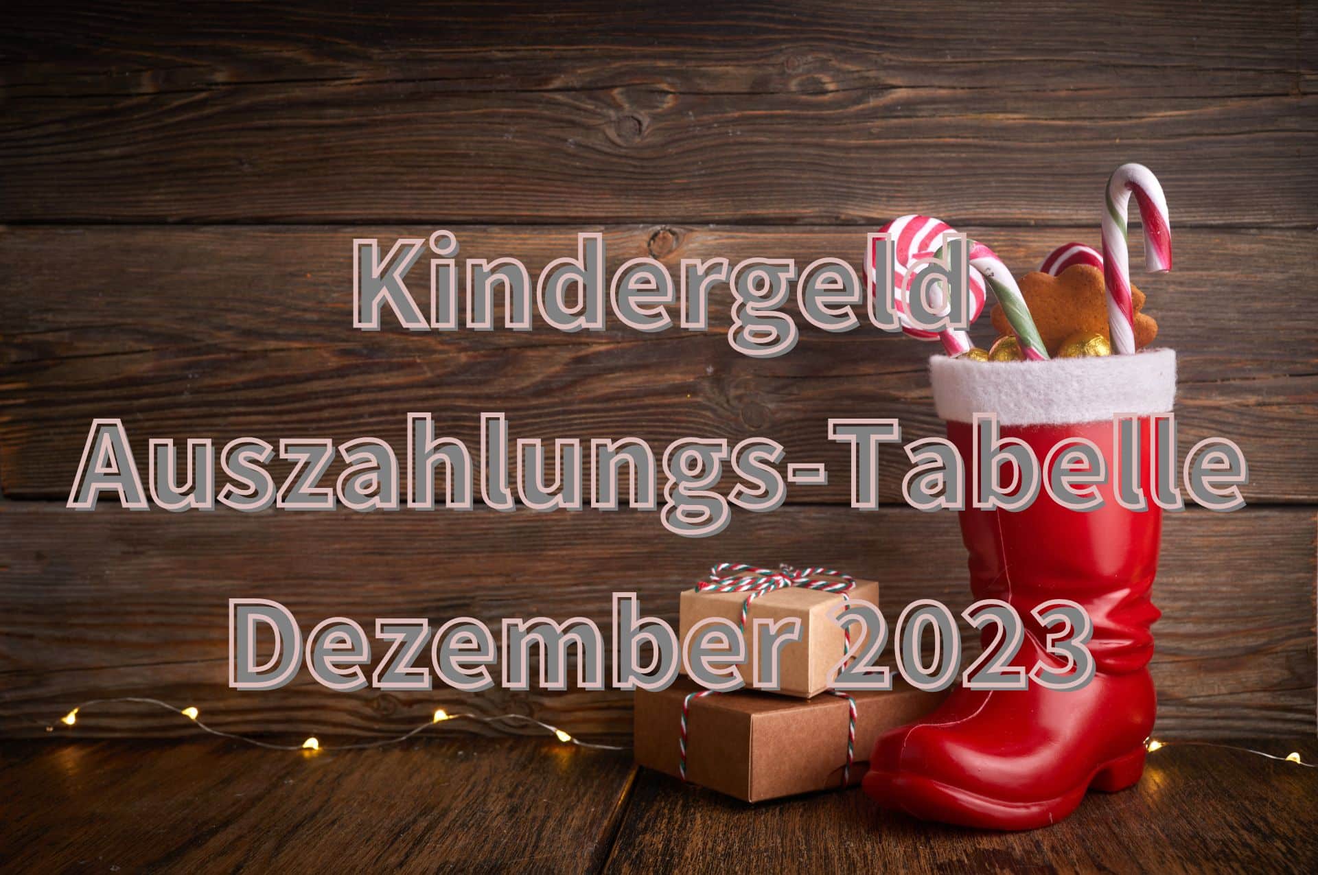 Kindergeld im Dezember 2023: Wann kommt das Geld aufs Konto? 2 Das Kindergeld für Dezember 2023 wird noch vor den Weihnachtstagen ausgezahlt. Wann, zeigt die Kindergeld-Auszahlungs-Tabelle.