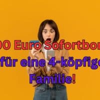 400 Euro Sofort-Bonus für eine vierköpfige Familie – wirklich für alle möglich! 4 Die IKK BB zahlt für neue Mitglieder. 400 Euro sind für eine vierköpfige Familie möglich.