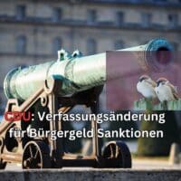 Bürgergeld: Verfassungsänderung für Total-Sanktionen bei Job-Verweigerung? Geht das? 5 Die CDU will eine Verfassungsänderung, um Bürgergeld Bezieher mit Sanktionen belegen zu können und den Regelsatz komplett zu streichen.
