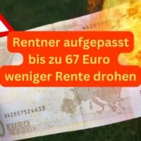 Bis zu 67 Euro weniger Rente drohen 4 Rentenkürzung durch Krankenkassen Zusatzbeitrag