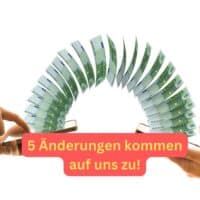 Fünf Änderungen im April, die unseren Geldbeutel beeinflussen: So müssen Sie sich jetzt vorbereiten! 5 5 Änderungen kommen auf uns zu.