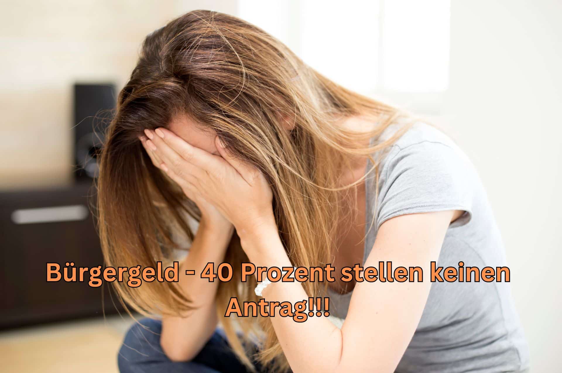 40% der Bürgergeld-Berechtigten verzichten auf staatliche Hilfe: Soziale, psychologische und bürokratische Gründe im Fokus 2 Schamgefühl: 40 Prozent der anspruchsberechtigten Menschen stellen keinen Bürgergeld Antrag!