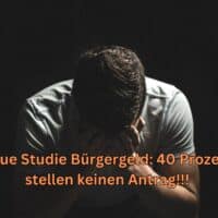 40% der Bürgergeld-Berechtigten verzichten auf staatliche Hilfe: Soziale, psychologische und bürokratische Gründe im Fokus 4 Viele Menschen schämen sich und stellen keinen Bürgergeld Antrag.