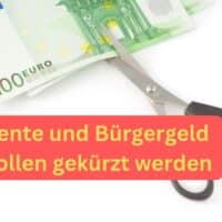 Rente und Bürgergeld sollen gekürzt werden 4 Nach willen der FDP sollen Rente und Bürgergeld gekürzt werden.