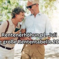 Rententabelle zur Rentenerhöhung 1.7. 2024: So viel mehr Rente wird gezahlt 4 Die Rentenerhöhung zum 1. Juli 2024 in der großen Rententabelle.