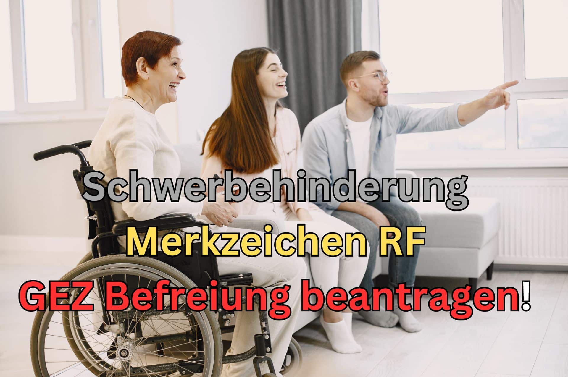 GEZ Befreiung bei Schwerbehindertenausweis Merkzeichen RF?