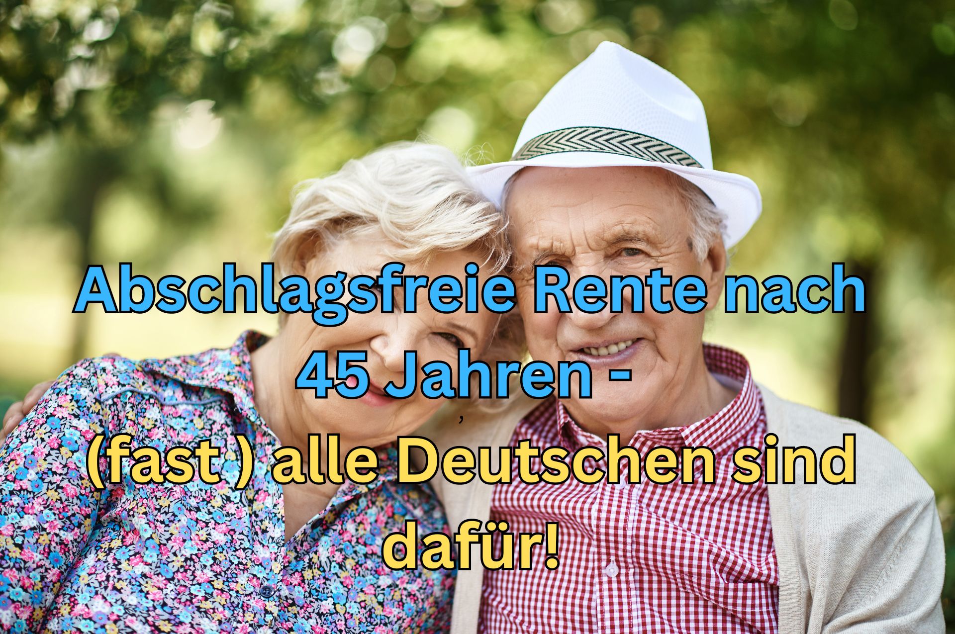 Abschlagsfreie Rente nach 45 Beitragsjahren: 85% der Deutschen befürworten Beibehaltung 2 abschlagsfreie rente fuer besonders langjaehrig versicherte