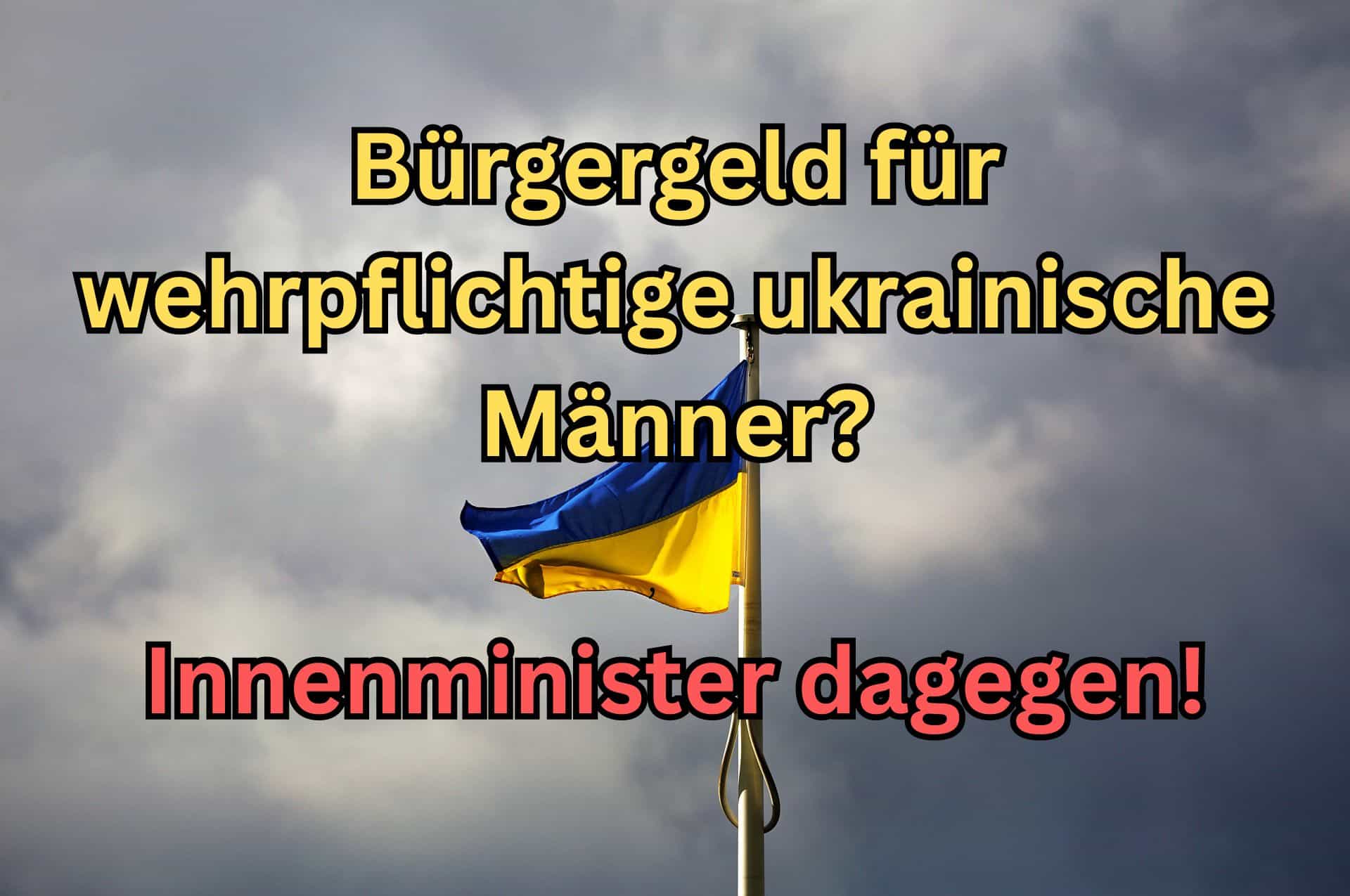 Bürgergeld für wehrpflichtige männliche Ukrainer – ist das hinnehmbar? 2 Sollen wehrpflichtige ukrainische Männer weiterhin Bürgergeld erhalten?