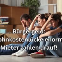 Bürgergeld: Berechtigte müssen Teil der Miete aus dem Regelsatz zahlen – nicht hinnehmbar! 4 Bürgergeld Mieter müssen oft aus dem Regelsatz einen Teil der Miete zahlen.