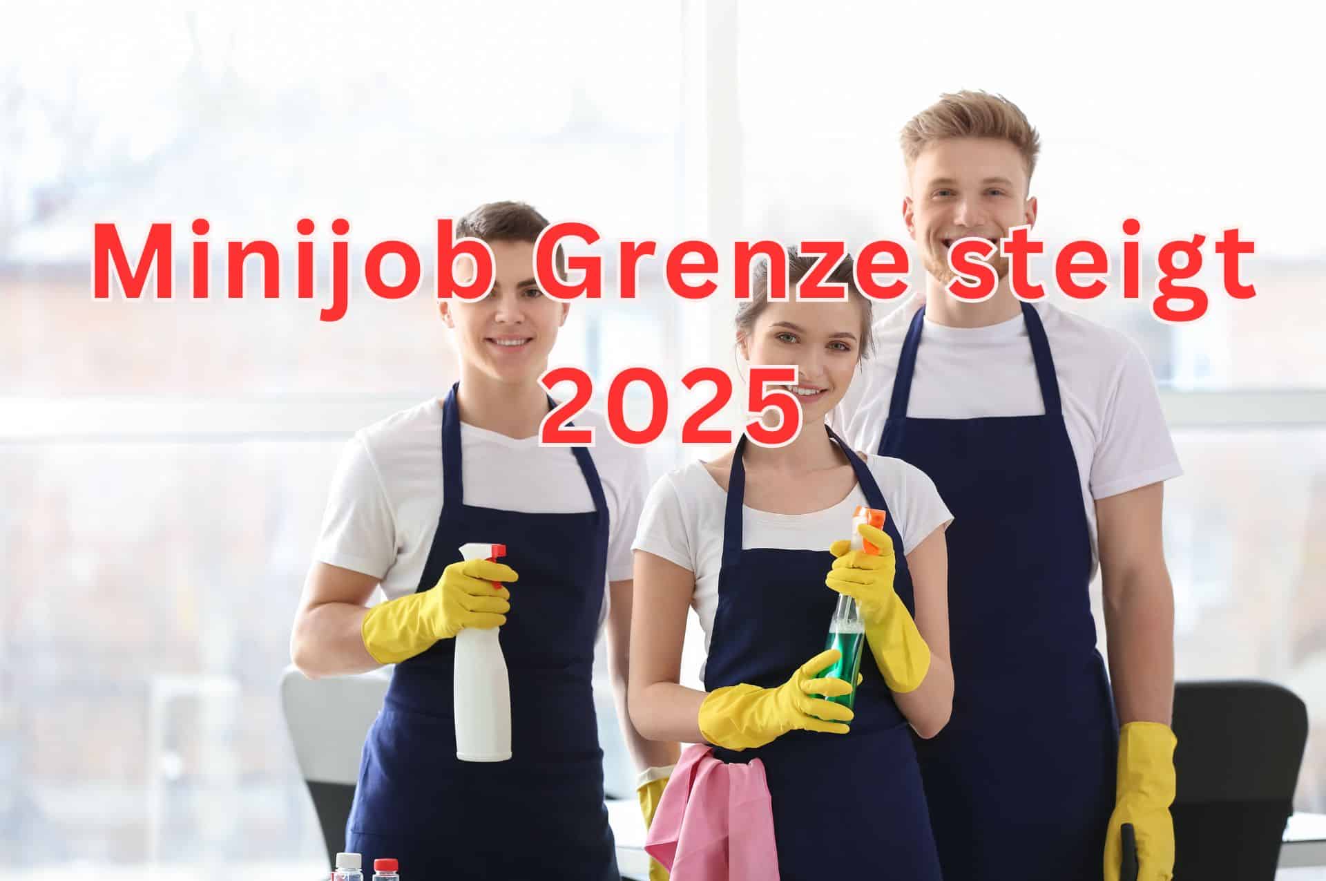 Die Minijob-Grenze wird zum 1. Januar 2025 auf 556 Euro angehoben.