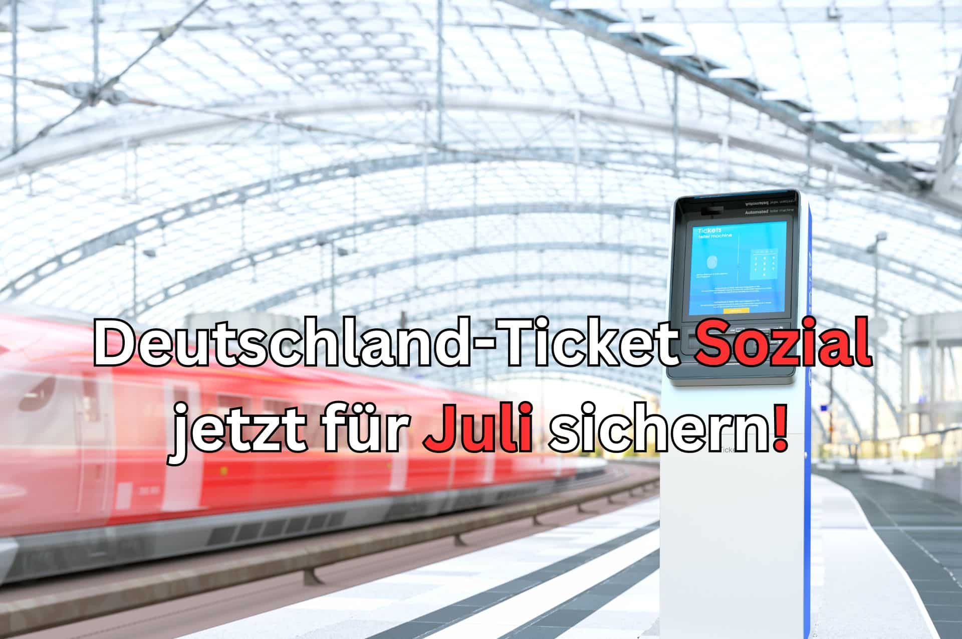 Deutschlandticket Sozial: Günstige Mobilität für alle jetzt im Juli 2024 sichern! 2 Deutschland Ticket Sozial für 39 Euro wo erwerben?