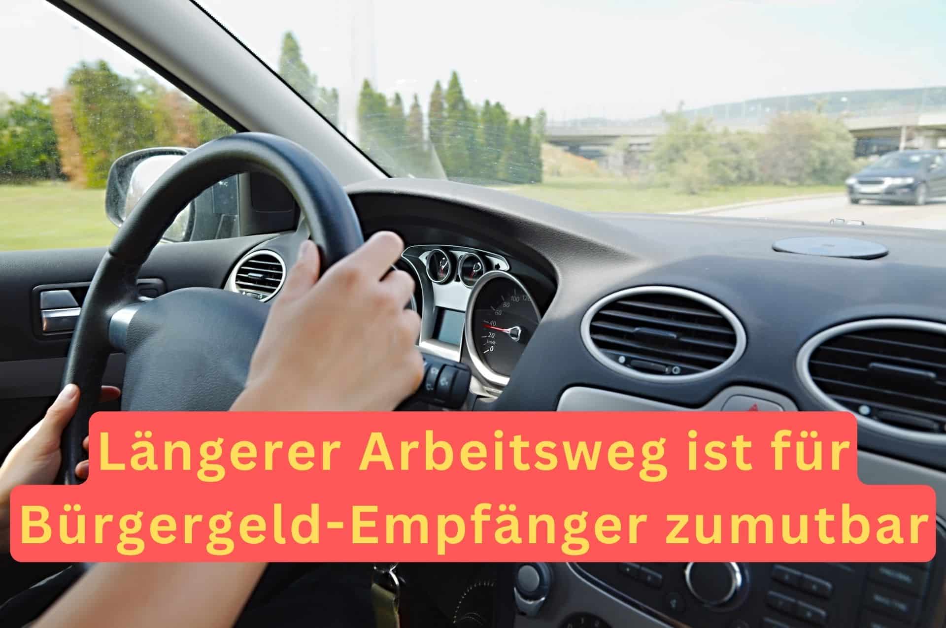 Längerer Arbeitsweg ist für Bürgergeld-Empfänger zumutbar