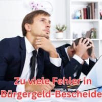Fehler bei Auszahlungen - Tausende erhalten zu wenig Geld 4 Fehler in Bürgergeld-Bescheiden: Viele Empfänger bekommen zu wenig Geld