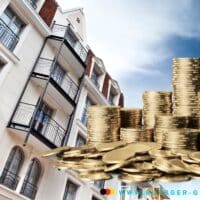 Wohngeld 2025: Neue Einkommensgrenzen, Anspruchsvoraussetzungen und Wohngeldtabelle 5 Wohnungen und Geldmünzen