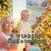 Rentner im Dezember 2024 – die 8 wichtigsten Änderungen zur Rente 5 senioren schmücken weihnachtsbaum