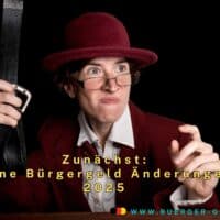 Bürgergeld 2025 ohne Änderungen - Wachstumsinitiative kommt nicht 5 Frau mit rotem Kostüm hebt drohend Gürtel hoch