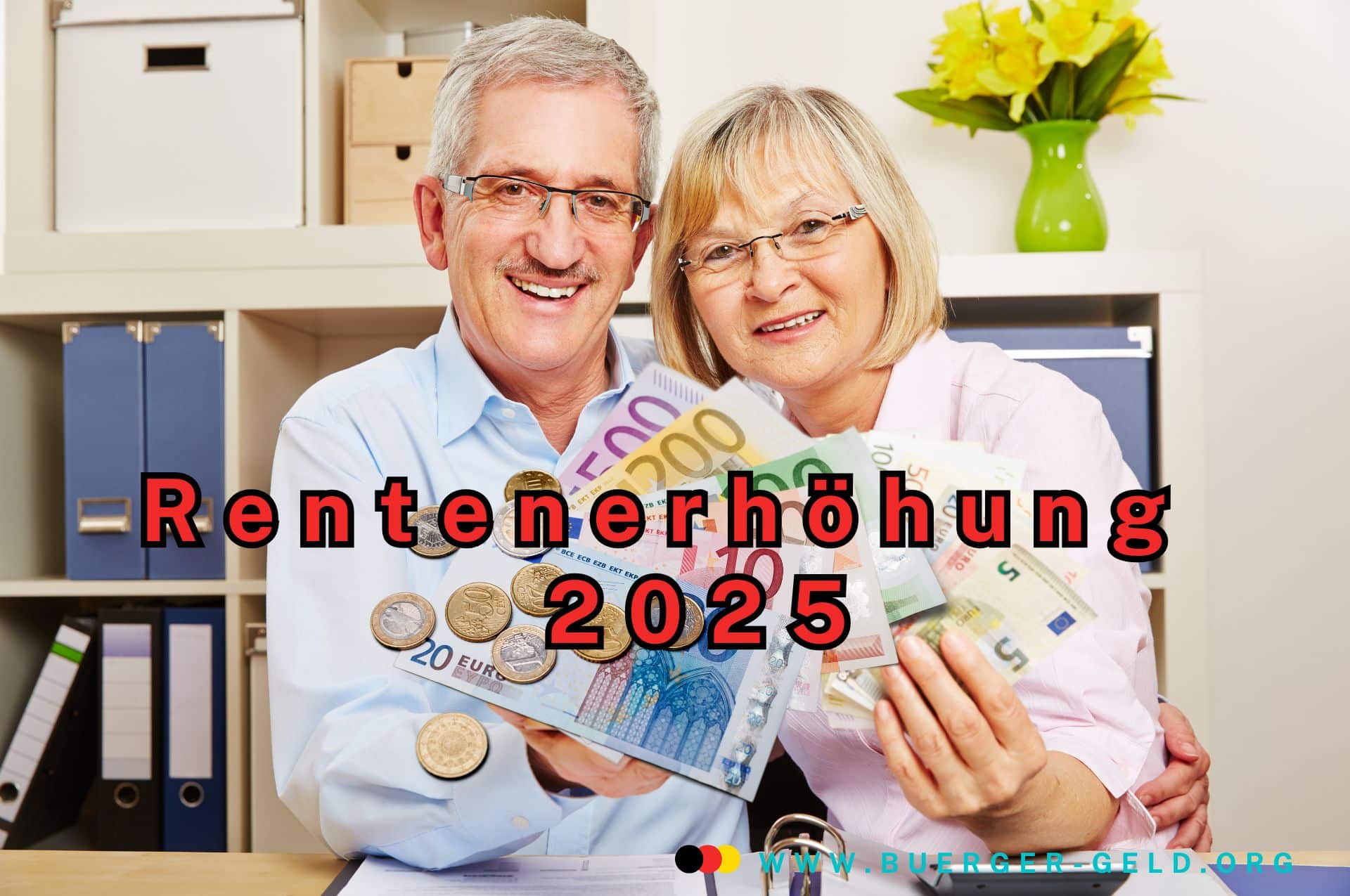 Rentenerhöhung 2025: Prozentuale Anpassung und mehr Geld für Rentner 2 Rentnerehepaar freut sich über Geld