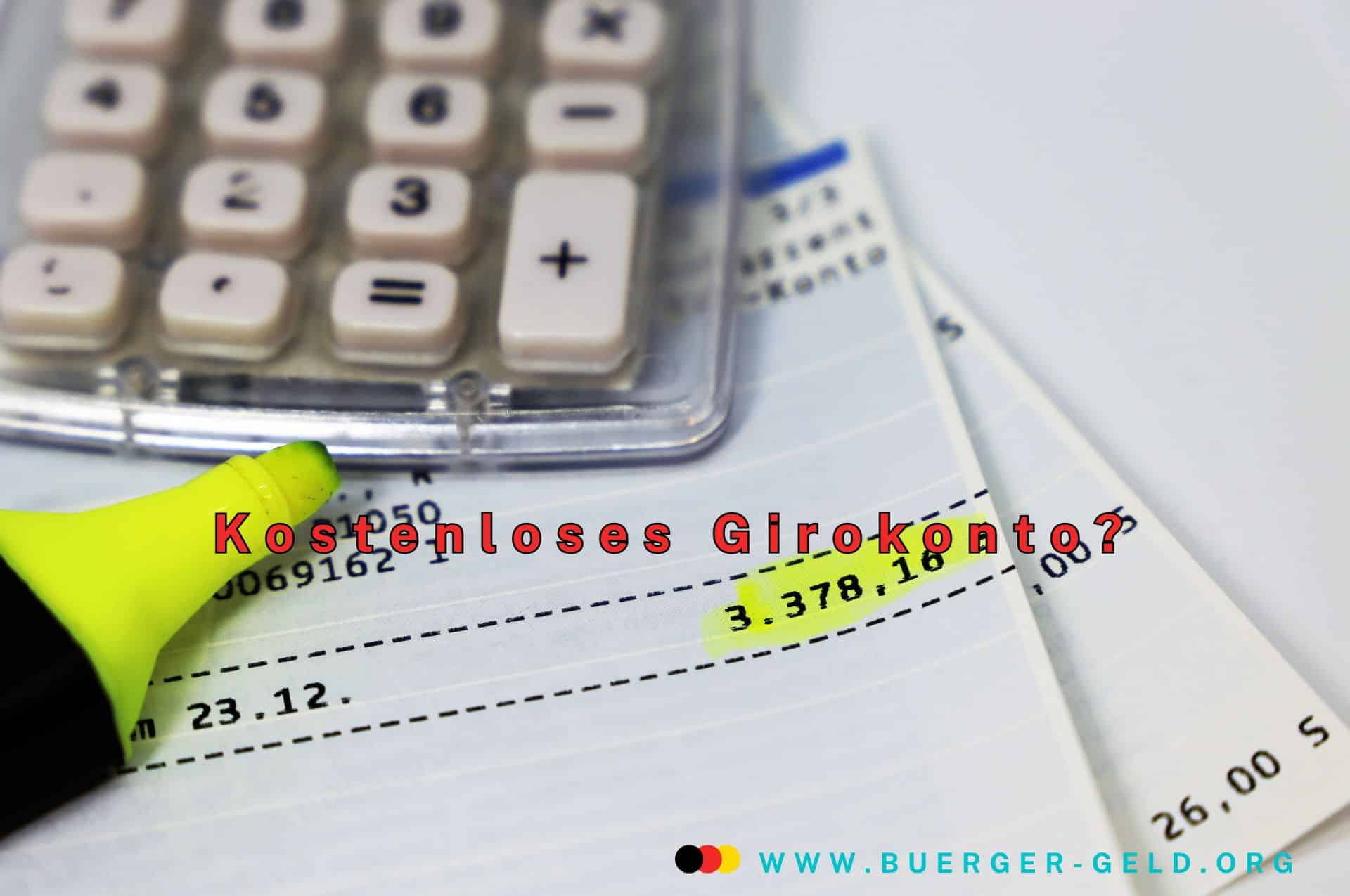 Kontoauszüge und Taschenrechner