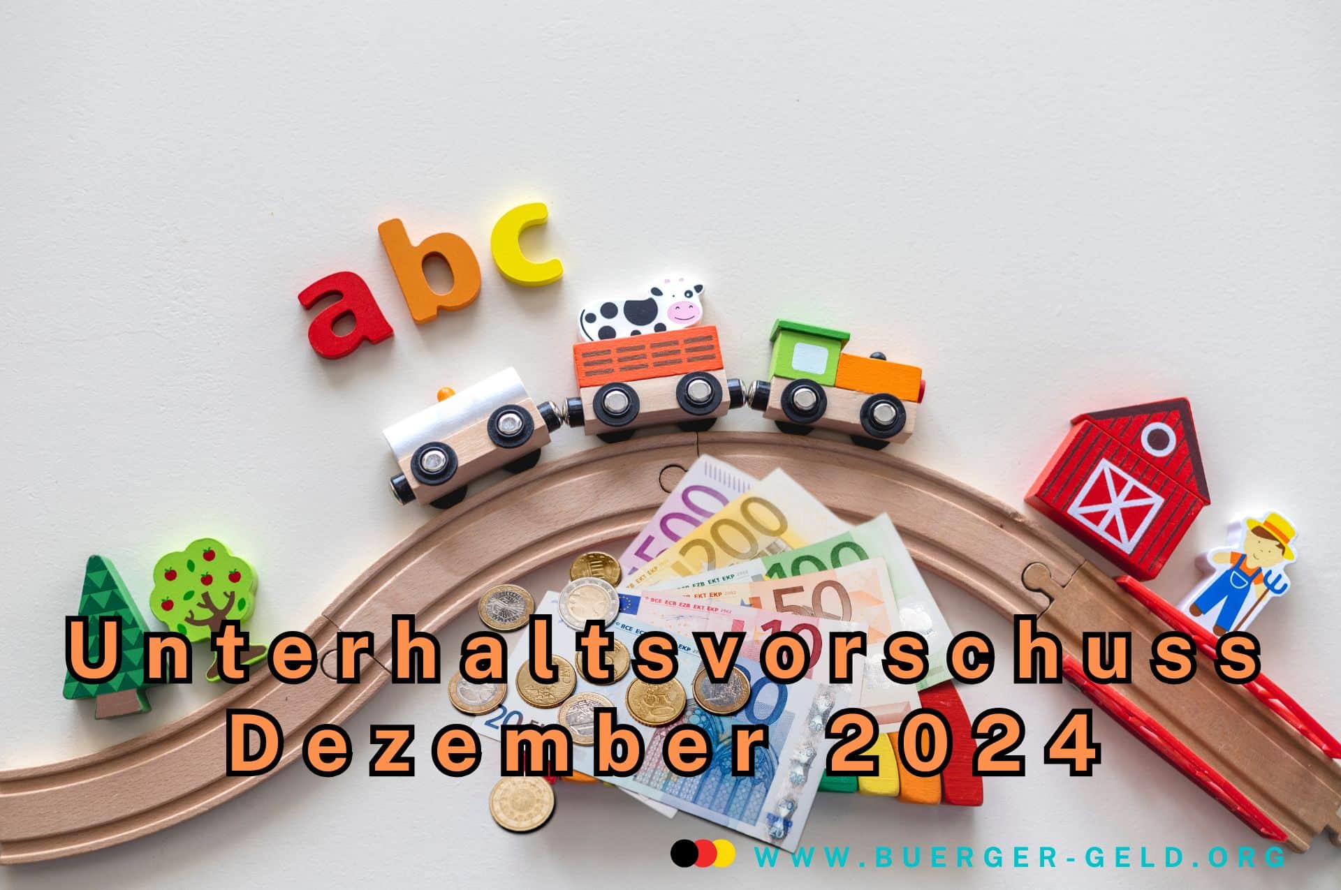 Unterhaltsvorschuss Dezember 2024 - Auszahlung jetzt beantragen! 2 Holzeisenbahn für Kinder