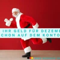 Rente, Bürgergeld, Unterhalt... Zahltage im Dezember 2024 5 Weihnachtsmann rennt
