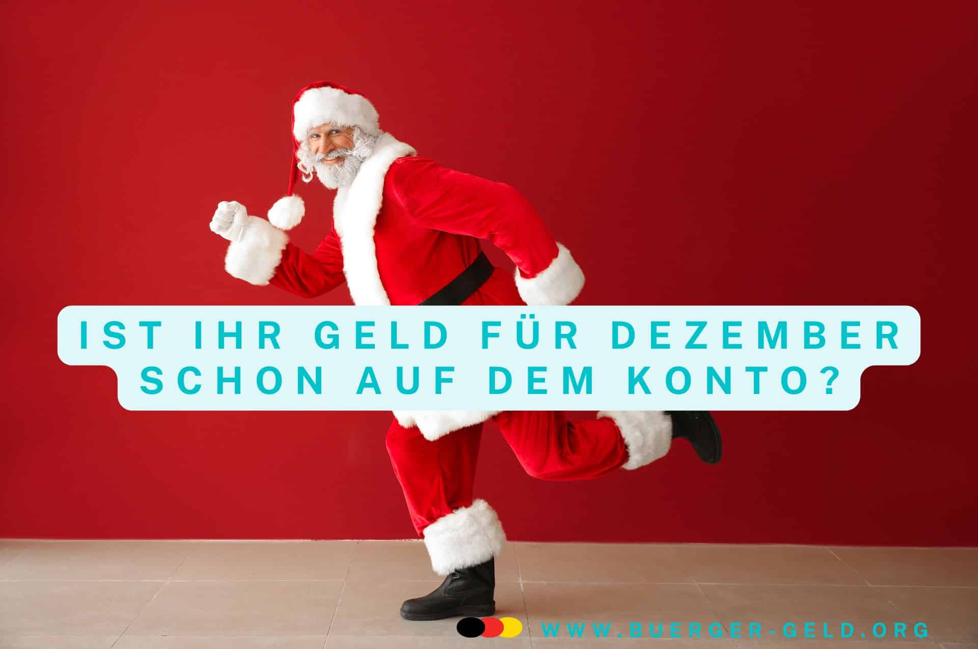 Weihnachtsmann rennt