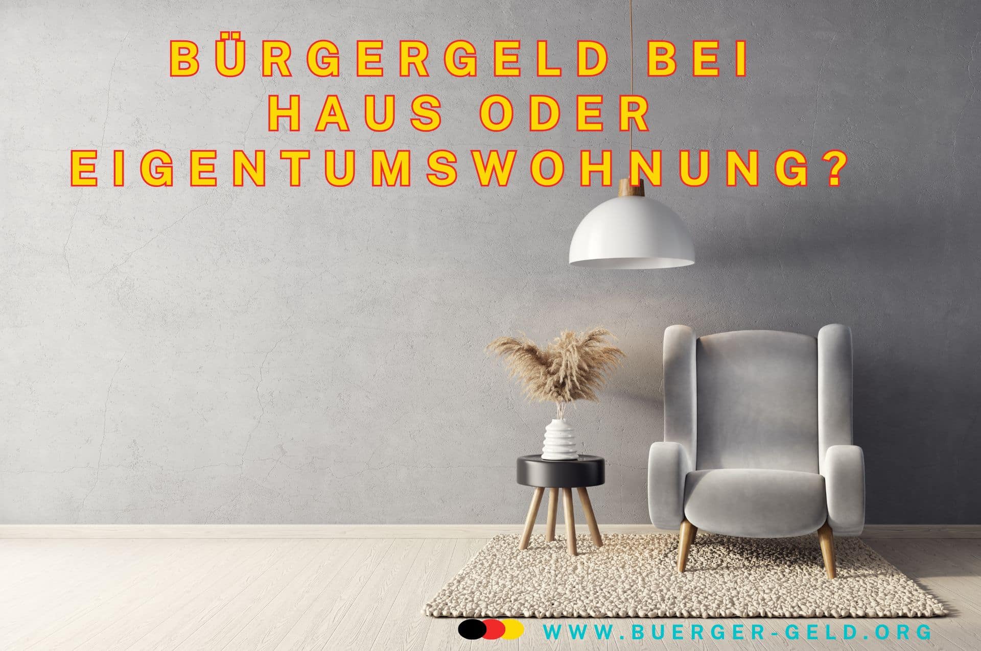 Bürgergeld-Verweigerung bei zu großem Wohneigentum: Gerichtsurteil bestätigt Wohnflächen-Grenzen 2 Möbelstücke in Wohnung