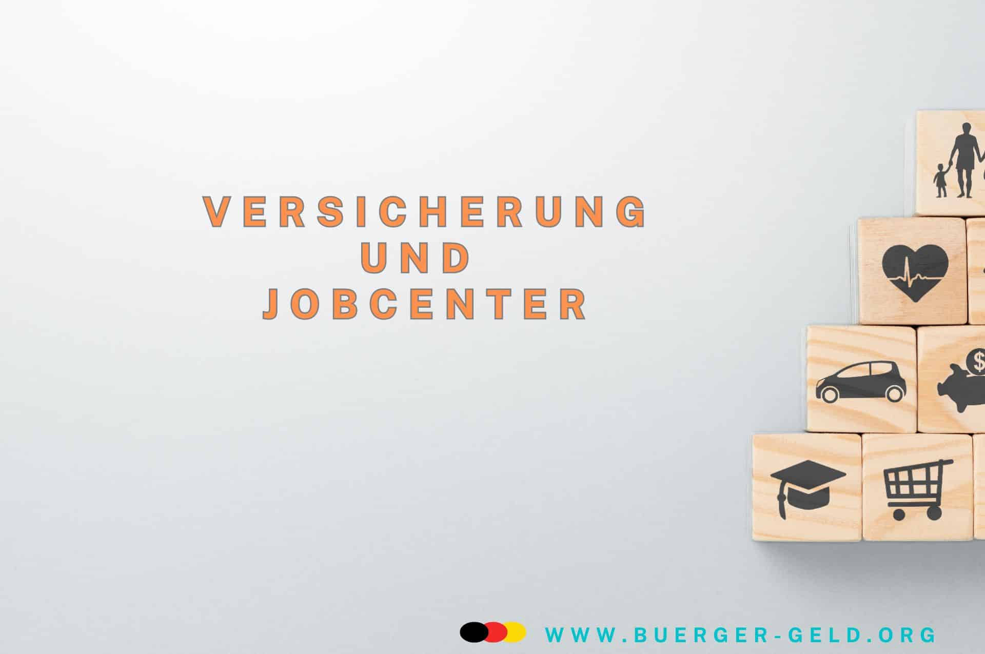 Bürgergeld und Versicherungen: Was übernimmt das Jobcenter? 2 Würfel mit Auto, Herz, Einkaufswagen
