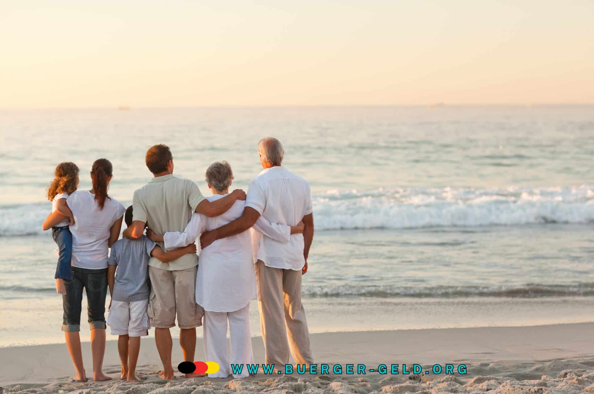 Mehr Geld für Familien, Kinder und Pflege: das ändert sich 2025! 2 Familie am Strand