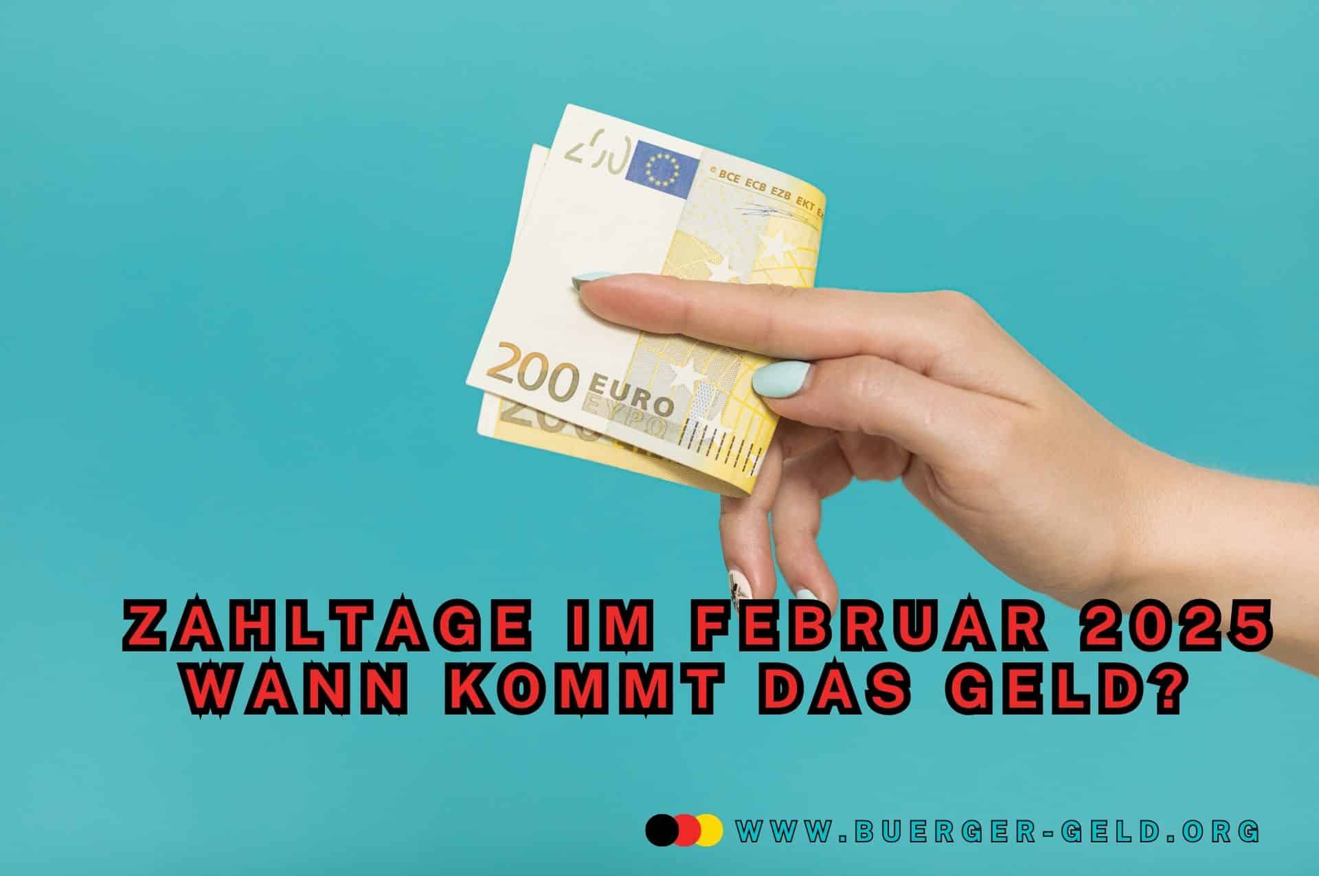 Auszahlungstermine Februar 2025: Rente, Bürgergeld, Kindergeld und mehr 2 Geldscheine werden von Hand dargeboten