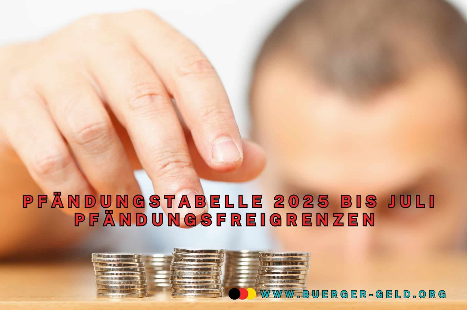 Pfändungsfreigrenzen 2025: Höhere Pfändungstabelle auch beim P-Konto 2 Finger greifen nach gestapelten Geldmünzen
