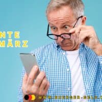 Rente März 2025: 5 wichtige Änderungen für (künftige) Rentner 5 Rentner schaut ungläubig auf Mobiltelefon