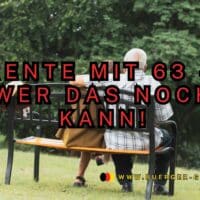 Mit 63 Jahren in Rente gehen - wer kann das? Voraussetzungen 4 Rentner sitzen auf Parkbank