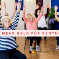 Rentenerhöhung 2025 doch bei knapp 4,5 Prozent? 3,5 Prozent Prognose wackelig! 6 Renterinnen bei der Stuhlgymnastik