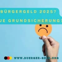 Was plant Friedrich Merz hinsichtlich des Bürgergeldes im Jahr 2025? 5 Smiley mit negativem Gesicht