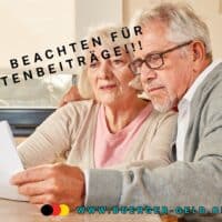 Freiwillige Rentenbeiträge bis Ende März 2025 einzahlen: Chancen und Vorteile 6 Rentnerehepaar liest Brief