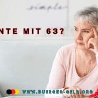Rente mit 63: Geht das 2026 noch ohne Abschläge? Große Tabelle! 5 Frau sitzt nachdenklich am Tisch mit Geldbörse