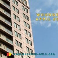 Wohngeld April 2025: Mietzuschuss bald ausgezahlt! 5 Hochhaus mit blauem Himmel