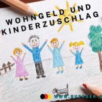 Wohngeld und Kinderzuschlag mit einem Antrag - was kommt 2026? 5 gemaltes Bild einer Familie