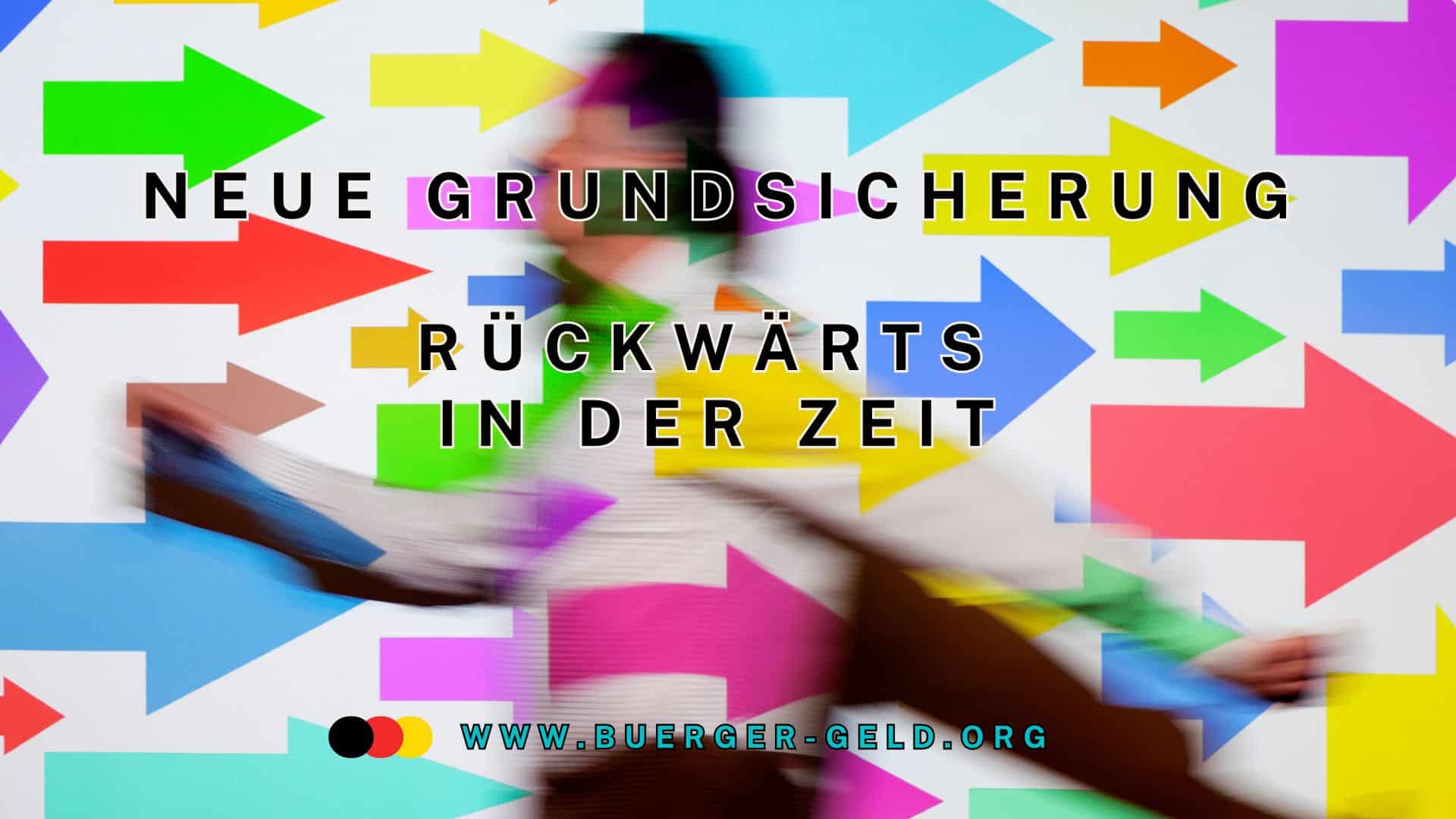 bunte Pfeile weisen zurück