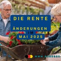 Rente und Rentner: Änderungen im Mai 2025 - das sollte man wissen! 4 Rentnerehepaar mit Blumen