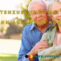 Rentenzuschlag im Mai 2025 – Wann kommt die Zahlung aufs Konto? 4 Seniorenpaar lächelt