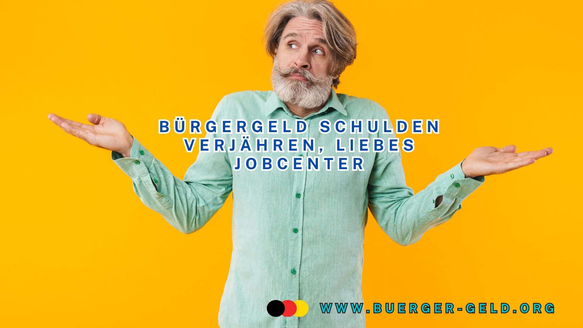 Mann mit grauem Bart zuckt mit den Schultern