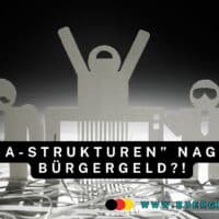 "Mafia-Strukturen" bedrohen Bürgergeld: Hintergründe, Gegenmaßnahmen 5 Scherenschnitt mit dunklen Gestalten