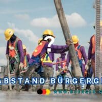 Lohnabstand beim Bürgergeld: Was bedeutet das für Arbeit und Sozialleistungen? 4 Arbeiter mit Helm auf dem Bau