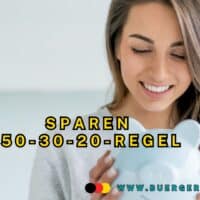 Was ist die 50-30-20-Regel? So funktioniert cleveres Budgetieren auch mit kleinem Einkommen 4 Eine Frau hält ein Sparschwein in ihren Händen.