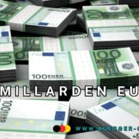 Bürgergeld - Kosten 2025: Fast 50 Milliarden Euro – Was treibt die Ausgaben in die Höhe? 5 Pakete von 100 Euro Banknoten