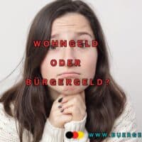 Bürgergeld mit Wohngeld aufbessern? Geht das? 5 Frau schaut fragend?