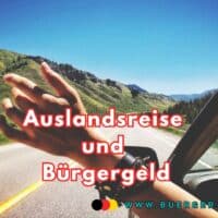Bürgergeld: Ins Ausland fahren und dem Jobcenter keinen Bescheid geben 5 Hand aus Autofenster gestreckt