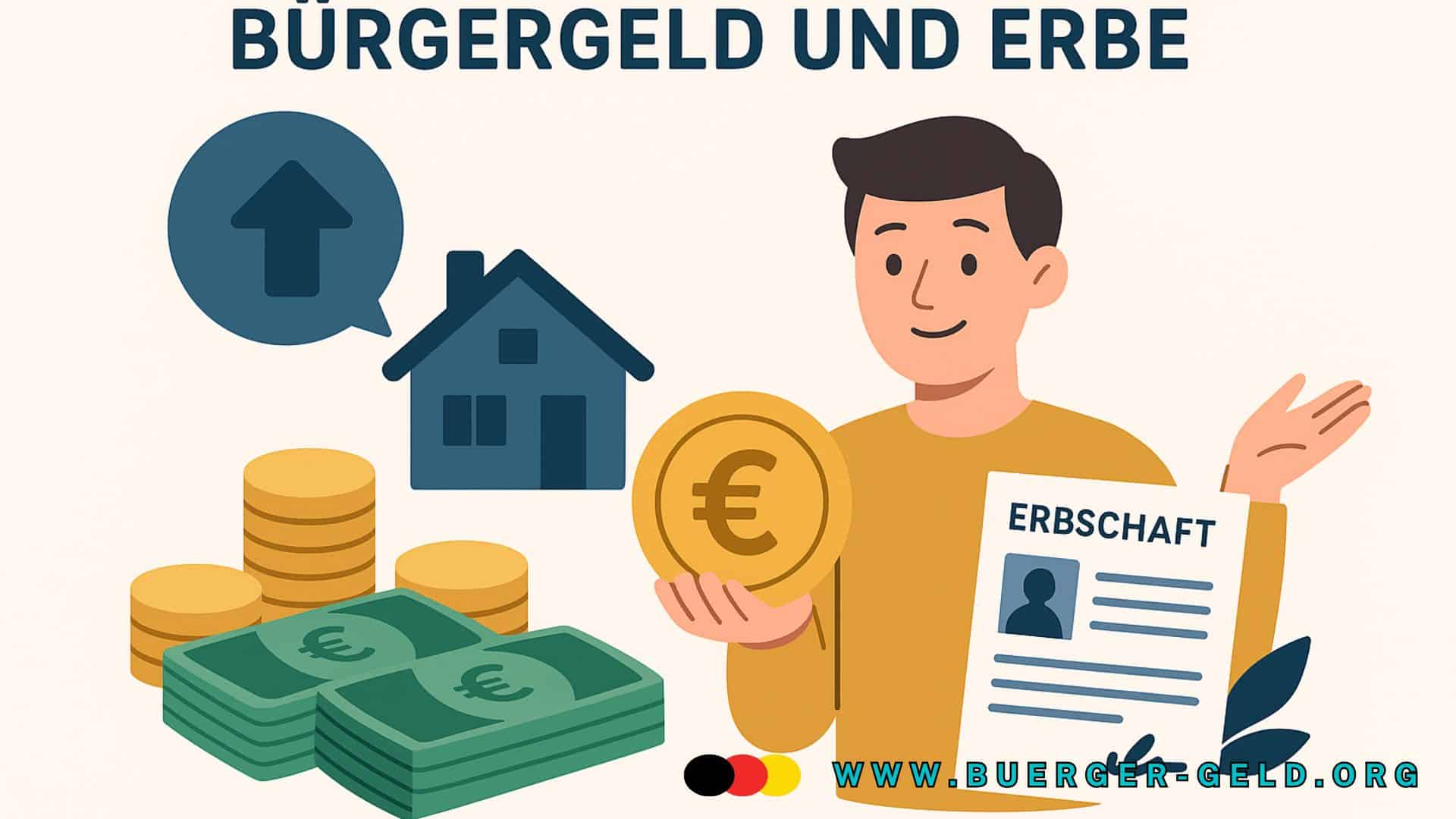 Schaubild Bürgergeld Erbschaft
